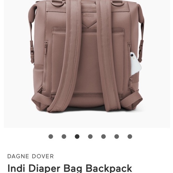 NWT LARGE Dagne Dover Dune Neoprene Diaper Bag - Picture 4 of 10